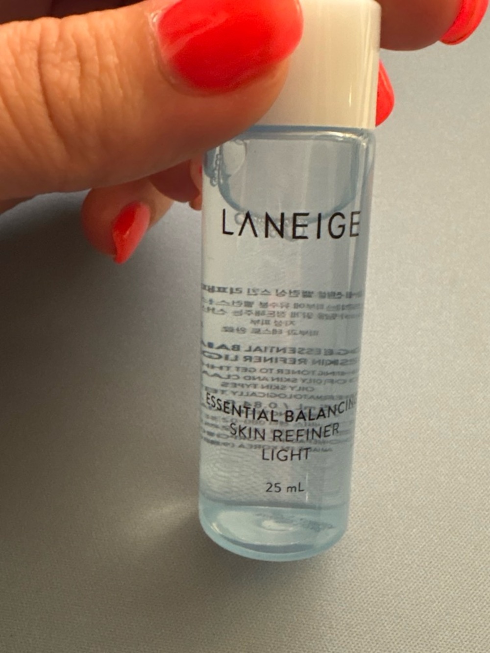 LANEIGE Essential Balancing Skin Refiner Light – Clear Blue Bottle